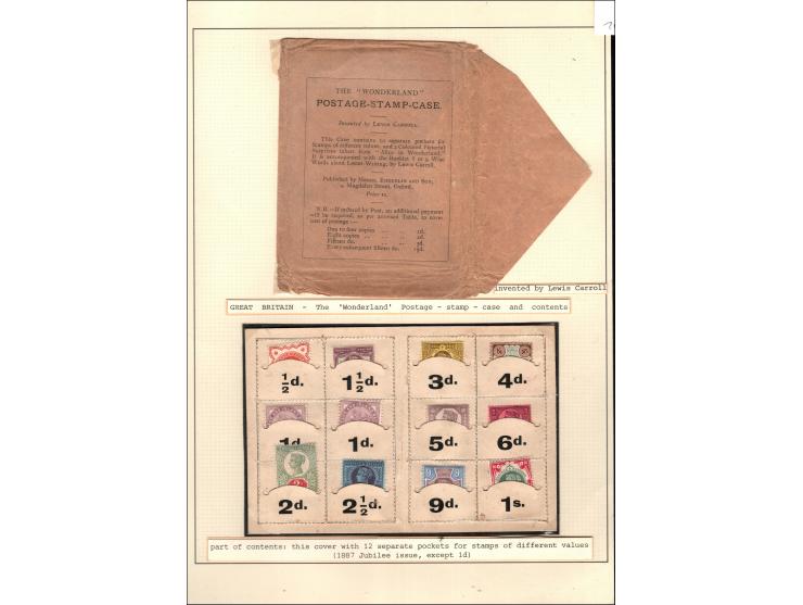 1887 Alice In The Wonderland Jubilee Issue MINT,  GREAT BRITAIN, 1855-1900 SURFACE PRINTED. Inside a 'Lewis Carroll Alice in 