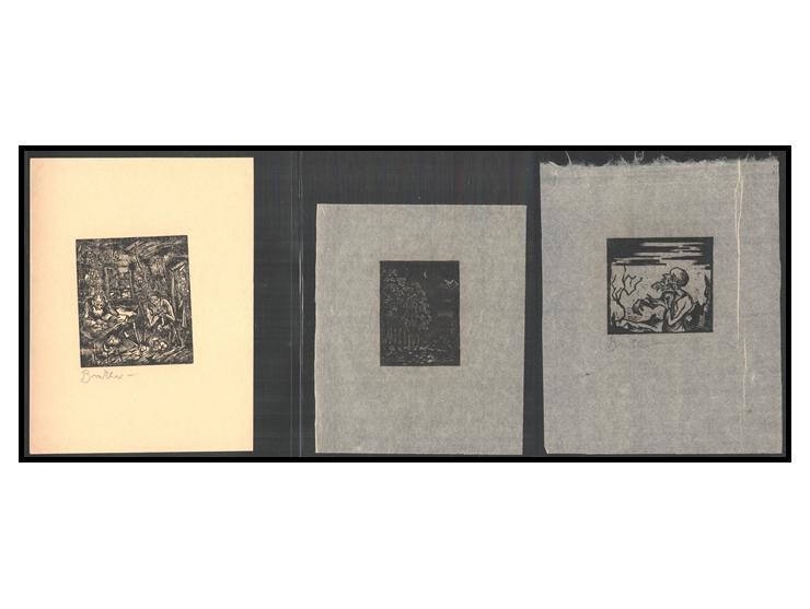 1940, Joseph Budko (1888-1940) Fifteen woodcuts illustrations for Hayim Nahman Bialik poems : Zohar ;To the conductor of the 