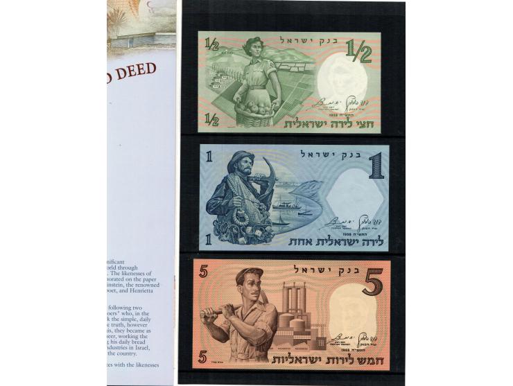 PEOPLE OF THOUGHT AND DEED - Set of Six Banknotes bills - limited quantity 2,000 series only! This is #00191. Series six bank