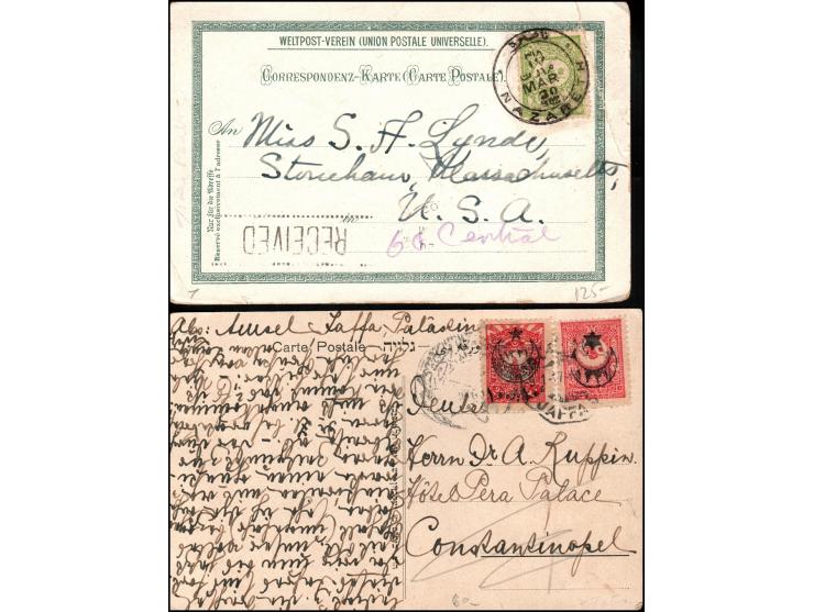 Collection Of 2 Picture Postcards And 3 Regular, Various Samples As: Field Of Boaz &amp; Greetings From Nazareth, Two More Ar
