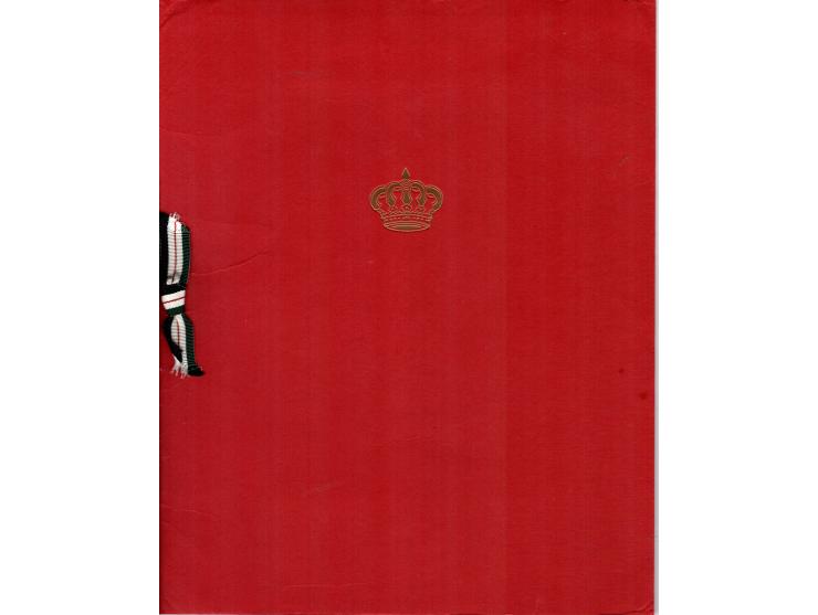 King Hussein I and Queen Noor's Autographes.1995, Autographed Personal Greeting Card featuring King Hussein I and Queen Noor 