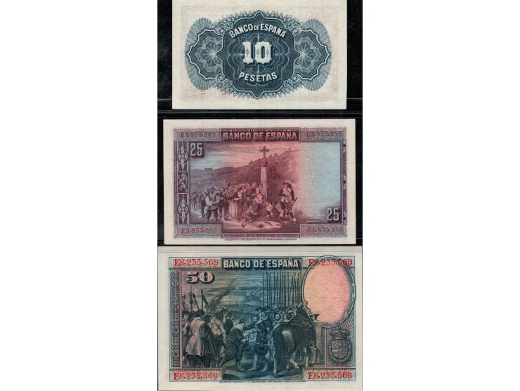Banknote, Spain, 50 Pesetas, 1928-08-15, KM:75b, AU&nbsp;1928 Spain 25.&nbsp;1928 Spain 25 Veinticinco Pesetas Pick #74B Worl