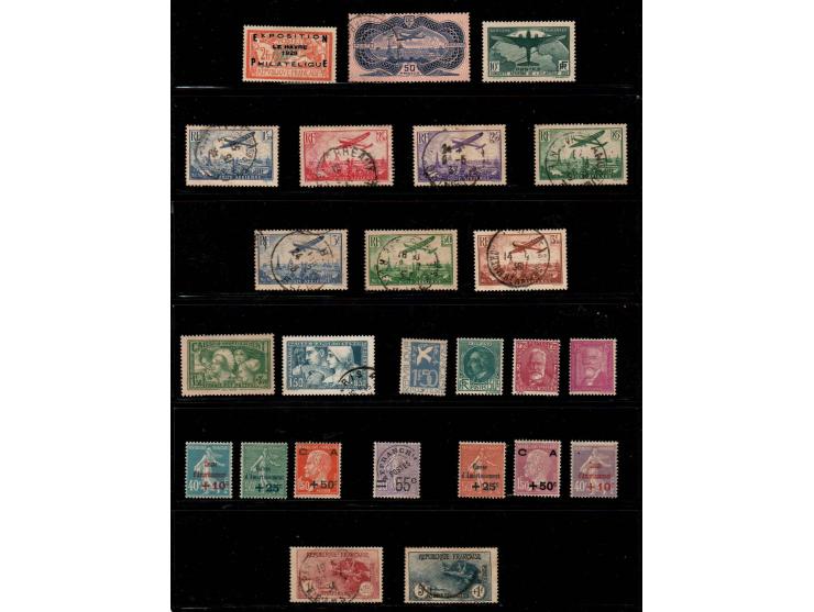 France, 1929–1960. Small but useful collection of issues in mixed condition, including both mint (some with hinge/sticker) an