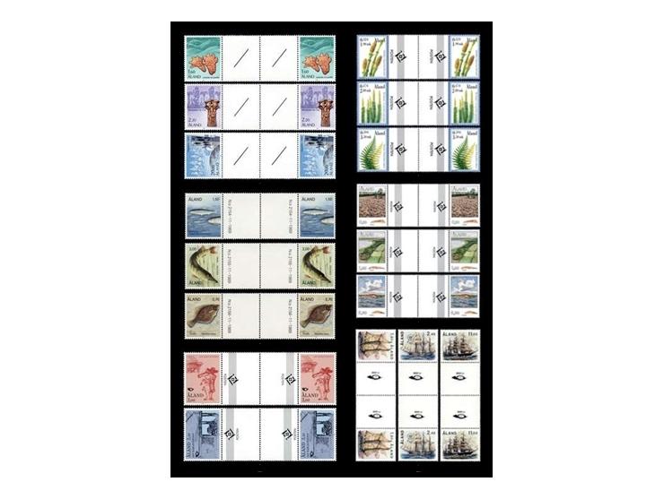 Finland – Åland Islands Specialized Collection 1984–2011 Mint Never Hinged Collection in Two DAVO Luxe AlbumsA comprehensive 