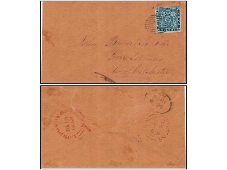 Nova Scotia, 1858, inland cover to Colchester1858 folded letter from Wilmot to New Annan, Colchester County, franked at the 3