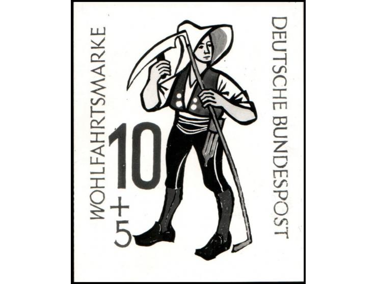 Germany Stamp Photo-Essay Welfare Stamp Farmer Holding A Sickle. Value 10+5 .&nbsp; &nbsp;Rare!!