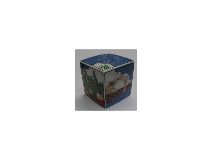 A Limited Edition Porcelain JNF Tzedakah Box, By Tiffany.Limited edition of 1200 designed exclusively for the Jewish National