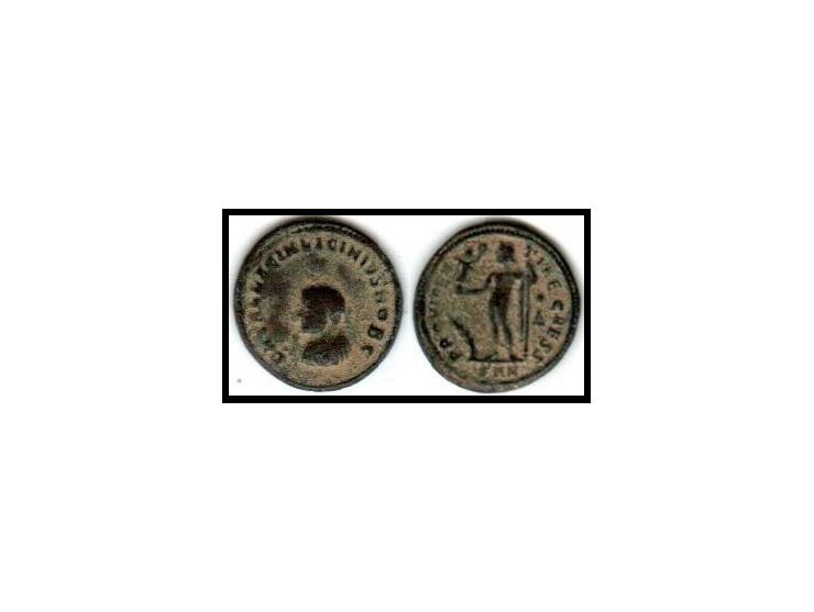 Licinius II. AE Follis, 20mm, 3.34 gr. Nicomedia. 317-320 AD.Obv: DN VAL LICIN LICINIVS NOB C, laureate and draped bust lefth