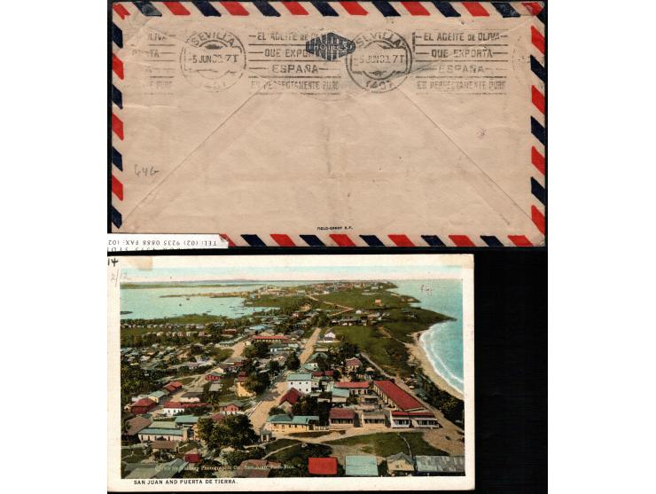 USA, 1930 Graf Zeppelin complete (Scott C13-C15), each with appropriate red Sudamerikafahrt cachet and magenta First Europe P