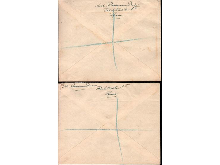 Germany 1936 // 1938 Saarbrücken &amp; Deutche Reich, group of 9 diff. covers all posted to British Indis Calcutta. combinati