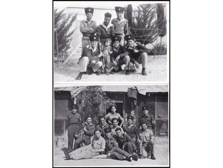 1930-1948. Group of 9 photographs (reproduction) of police officers during the British Mandate (Notaries)
