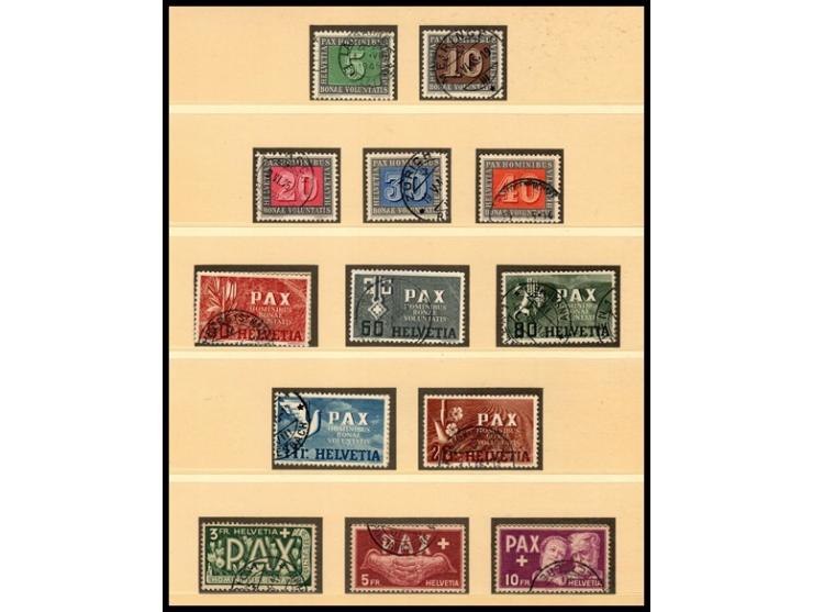 1849/1986, SUISSE collection in 3 hingeless Lindner albums of generally used &amp; mint steps &amp; booklets, incl Pat I incl