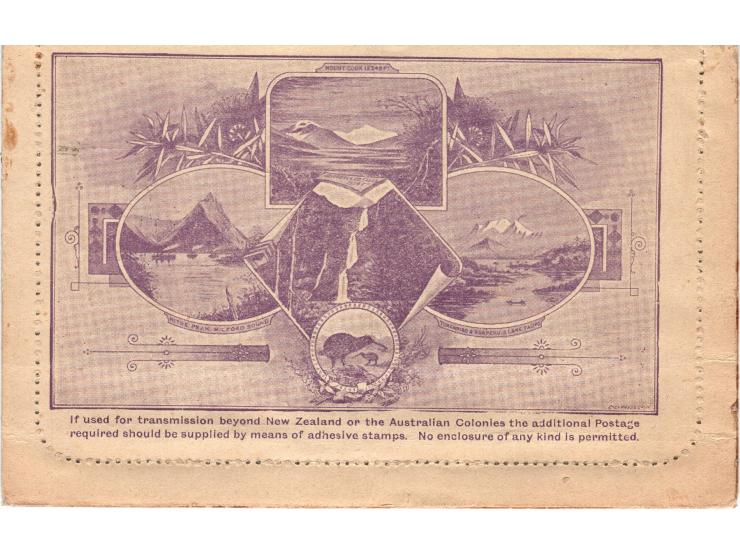 1903, New Zealand commercial private printing Anglo New Zealand cycle company letter card.