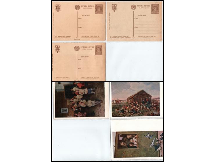 1929, Russia Postal Stationery Mi P60 Unused  lot of 11 diff postcards