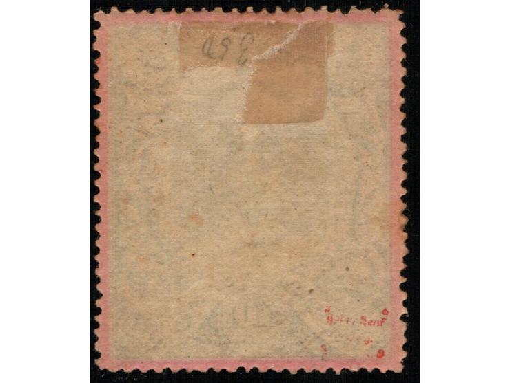 Persia / Iran 1882,  Nasser-ad Din 10f Mi:IR 46, Sn:IR 59, Yt:IR 40, Sg:IR 65 MH. signed by an expert, Cat. €150.