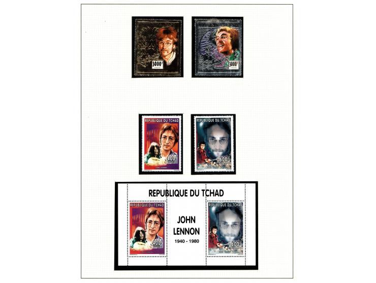Music Collection: This collection comprises 6 albums housed in LINDNER 1124 binders. It features a diverse array of singers f