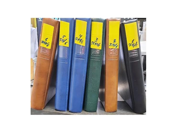 Music Collection: This collection comprises 6 albums housed in LINDNER 1124 binders. It features a diverse array of singers f
