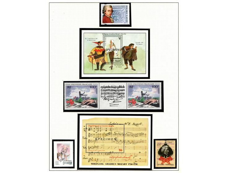 Music Collection: This collection comprises 6 albums housed in LINDNER 1124 binders. It features a diverse array of singers f