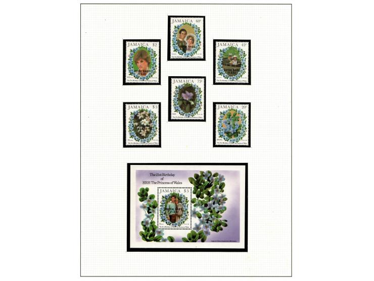 1981-1997, 'Princess Diana and the Royal Family Collection' comprises a Postal Commemorative Society binder showcasing 'Offic