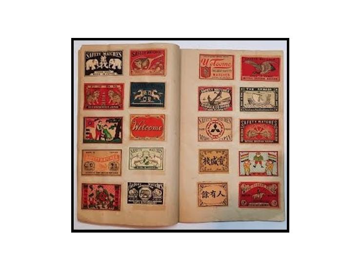Japan, Matchbox Labels, a collection from the early twentieth century comprising approximately 200 Japanese labels. Each page