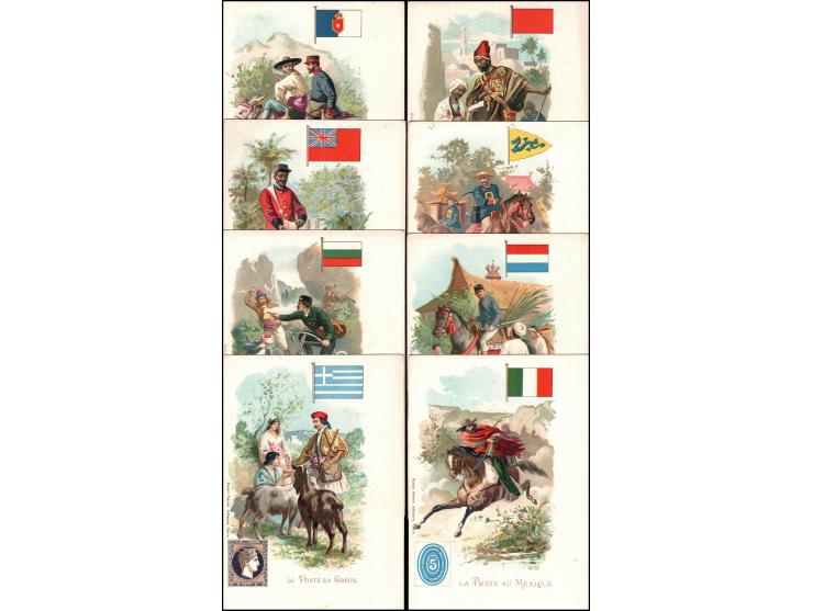 Great Britain vintage litho card collection of 42.   a captivating collection of 42 vintage litho cards from Great Britain. T