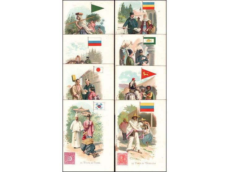 Great Britain vintage litho card collection of 42.   a captivating collection of 42 vintage litho cards from Great Britain. T