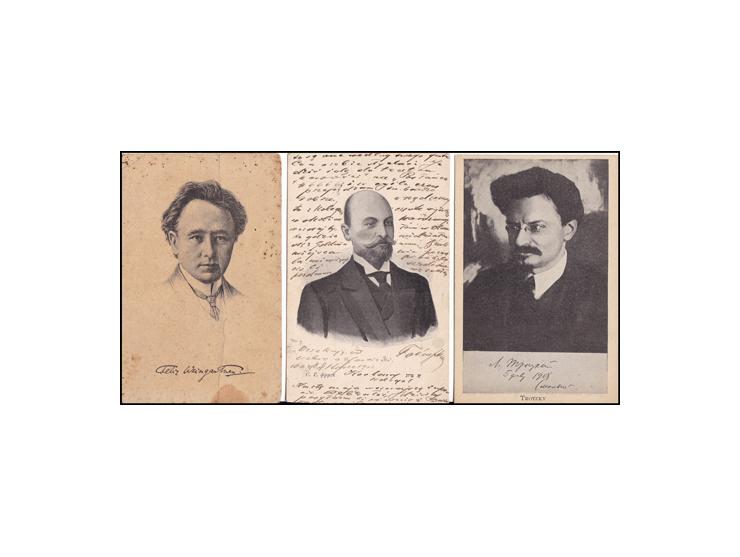 A collection of 35 different Goliath Jews publishing such as: Itkind, Trotsky, Willner, Numberg, Spectator, Feinberg, Frog, F